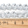 Baking Paint Transparent Glass Beads Strands DGLA-A07-T8mm-KD05-4