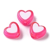 Heart Acrylic Beads TACR-S117-04H-1