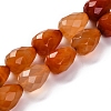 Natural Red Agate Beads Strands G-G177-D01-02-1