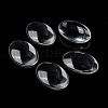 Transparent Oval Glass Cabochons LS-GGLA-R022-35x25-6