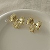 Retro Bowknot Brass Stud Earrings for Womenes BM9538-9-1