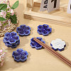 Porcelain Chopstick Stand AJEW-WH0031-86D-5