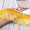 Polyester Tassel Fringe Trimming AJEW-TAC0001-03-6