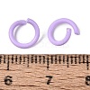 Spray Painted Iron Open Jump Rings IFIN-T017-04B-15-2