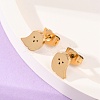 304 Stainless Steel Stud Earrings EJEW-P126-22-1