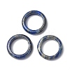 Natural Lapis Lazuli Plain Band Ring RJEW-P044-01A-01-1