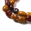 Natural Mookaite Beads Strands G-L608-A05-01-4