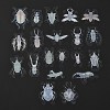 40Pcs 20 Styles PET Adhesive Waterproof Stickers Set DIY-K032-50E-4