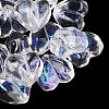 Baking Paint Transparent Glass Beads DGLA-N022-02I-1