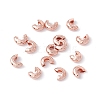 Brass Crimp Beads Covers LS-KK-P219-05A-RG-3
