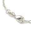 304 Stainless Steel Cable Chain Necklaces NJEW-H040-15P-3