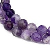 Natural Amethyst Beads Strands G-L581A-001B-3