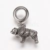 304 Stainless Steel European Dangle Charms OPDL-K001-28AS-2