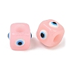 Resin Evil Eye European Beads RESI-A021-20-2