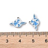 304 Stainless Steel Enamel Charms STAS-M102-22P-03-3