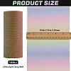 10 Yards Rainbow Color Polyester Tulle Fabric Rolls OCOR-WH0082-136A-2