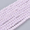 Electroplate Glass Beads Strands EGLA-A034-P2mm-B12-1