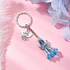 Glass Beaded Keychains KEYC-MZ00031-05-1