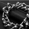 Alloy Skull Link Chain Bracelets PW-WG6AFD9-01-3