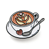 Latte Art Coffee Enamel Pins X-JEWB-P021-D04-1