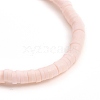 Handmade Polymer Clay Heishi Beads Stretch Bracelets BJEW-JB05307-03-3