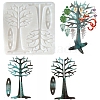 Tree Jewelry Stand Display Food Grade Silicone Molds DIY-H145-04-1