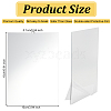 Olycraft Acrylic Mirror Wall Stickers AJEW-OC0003-75B-2