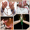 6Pcs 6 Colors Prayer Rosary Bracelets BJEW-PH0004-61-5