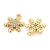 Brass Micro Pave Clear Cubic Zirconia Pendants FIND-Z044-09KCG-2