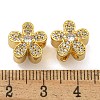 Rack Plating Brass  Micro Pave Cubic Zirconia Beads KK-I718-41G-3