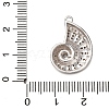 Brass Micro Pave Cubic Zirconia Pendants KK-C119-20A-P-3
