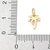 Brass Micro Pave Cubic Zirconia Pendants KK-Q028-61G-3