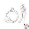 925 Sterling Silver Toggle Clasps STER-D005-08S-1