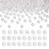50g Transparent Spray Painted Acrylic Beads TACR-TA0001-21-1