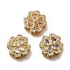 Brass Pave Cubic Zirconia Multi-strand Links KK-F913-13G-1