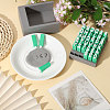 Plastic Uppercase Letter Clay Stamp Sets DIY-WH0591-269B-5