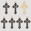 60Pcs Alloy Enamel Pendants ENAM-SC0006-68-7