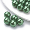 Eco-Friendly Plastic Imitation Pearl Beads MACR-S277-8mm-C-2