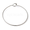 304 Stainless Steel Torque Bangles BJEW-I317-01P-2