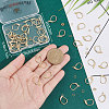 Beebeecraft 50Pcs Brass Leverback Earring Findings KK-BBC0005-72G-3