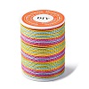 Segment Dyed Twisted Waxed Polyester Cord YC-C003-01-2