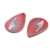 PU Leather Big Pendants FIND-R050-03B-2