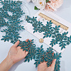 Flower Polyester Embroidery Lace Appliques DIY-WH20011-03B-3