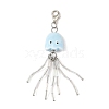Octopus Porcelain & Glass Pendant Decorations HJEW-JM05047-1