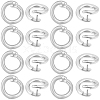 Brass Snap Clasps KK-BBC0021-49S-1