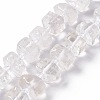 Natural Quartz Crystal Beads Strands G-C008-B02-1