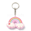 PVC Plastic Pendant Keychain KEYC-JKC00509-3