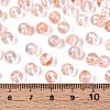 Baking Paint Transparent Glass Beads DGLA-T004-08I-4