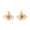 Rack Plating Brass Enamel Pendants KK-D073-28G-01-1