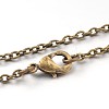 Iron Cable Chain Necklace Making NJEW-JN01385-04-1